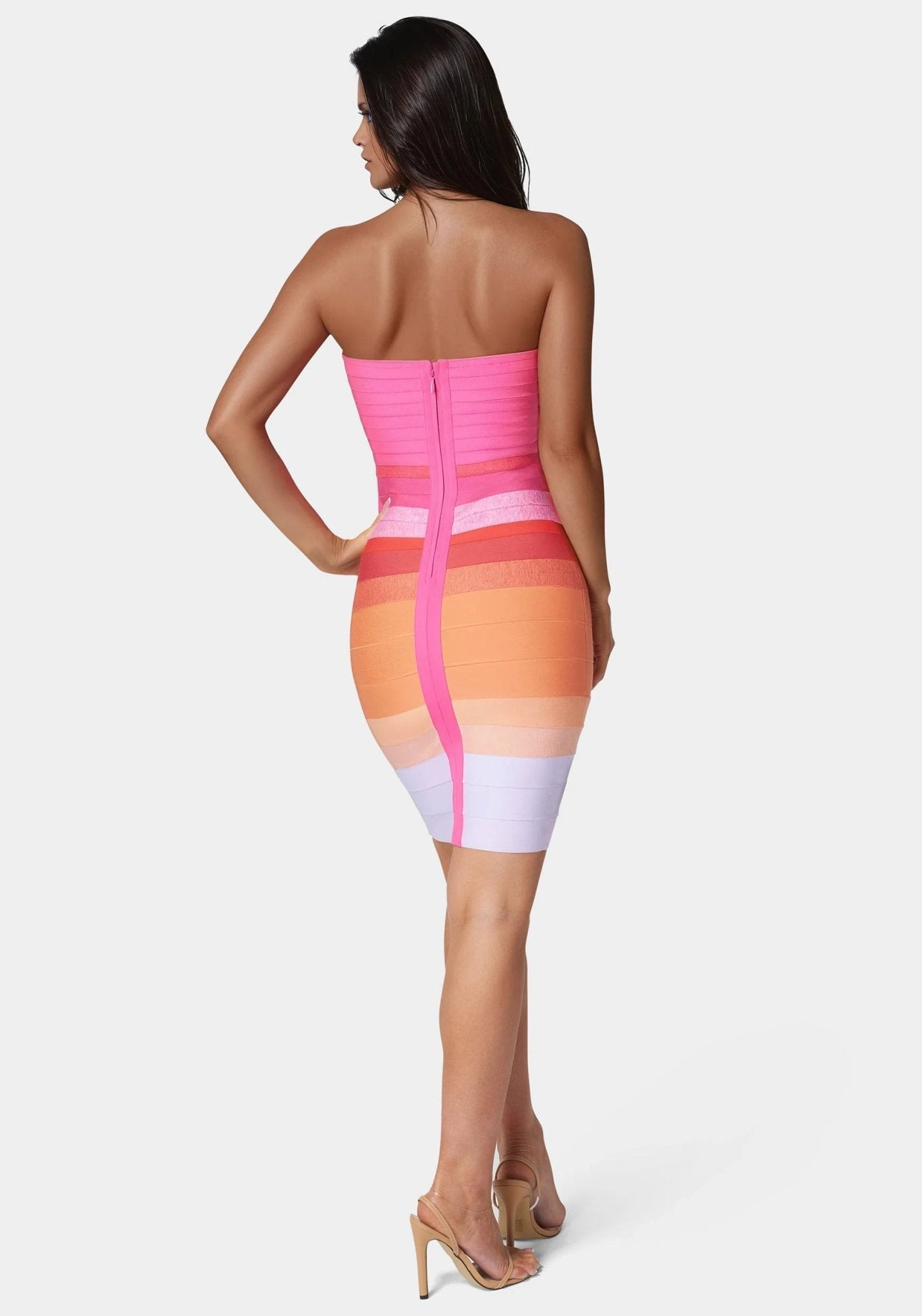 Ombre Bandage Strapless - RewearHau