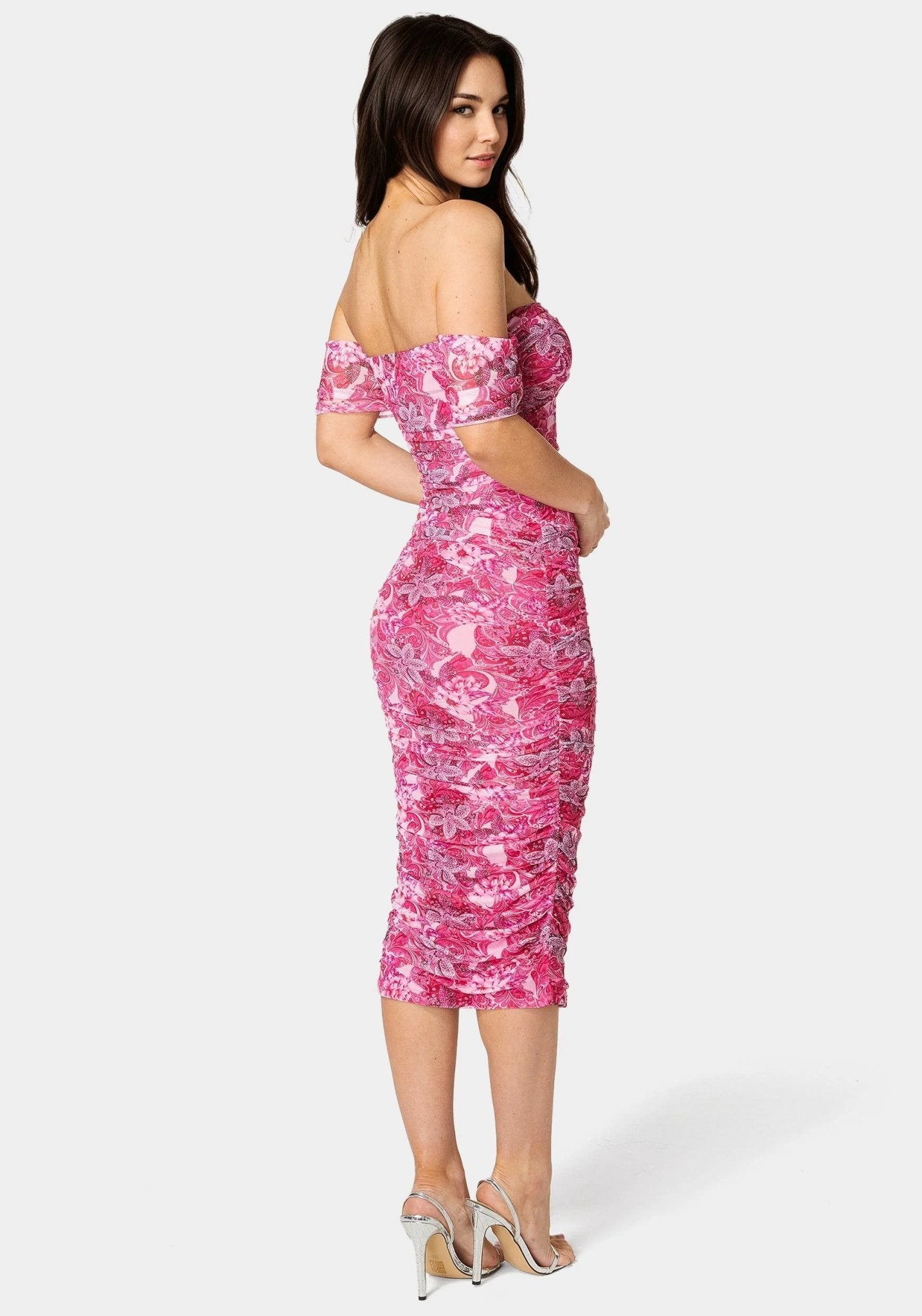 Ruched Midi Dress - RewearHau