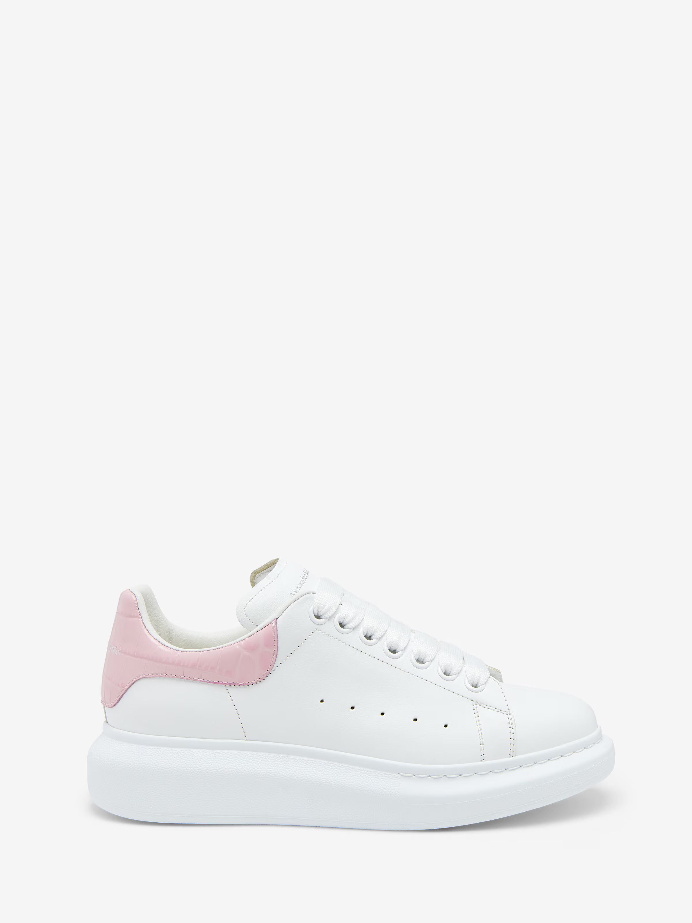 Women's Oversized Sneaker in White/Pink