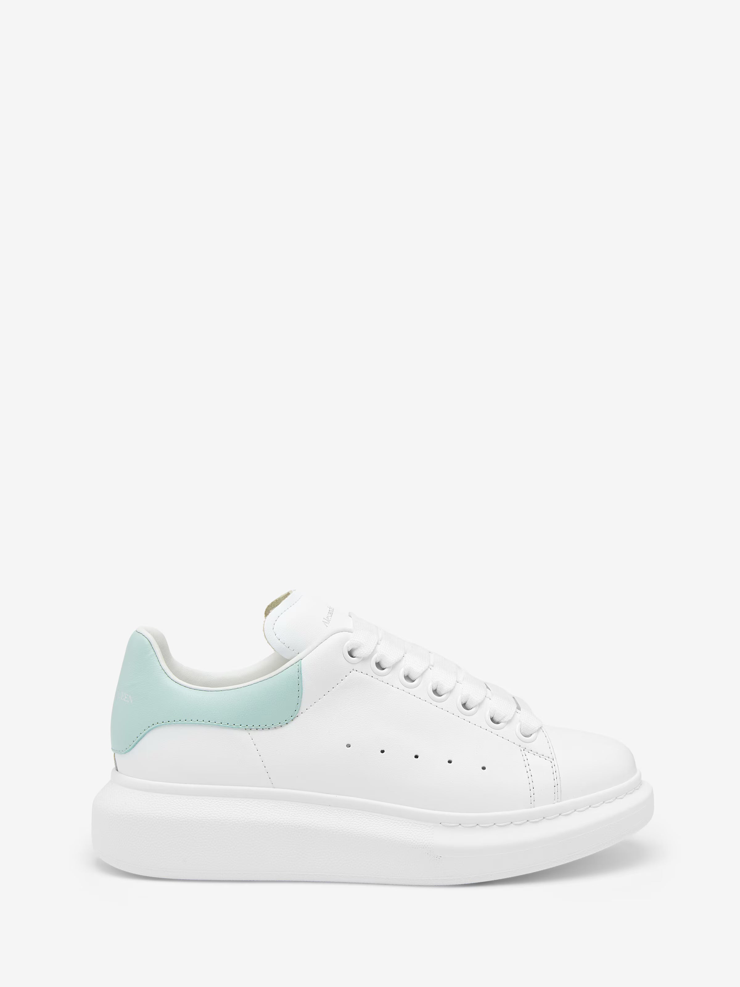 Women's Oversized Sneaker in White/Mint