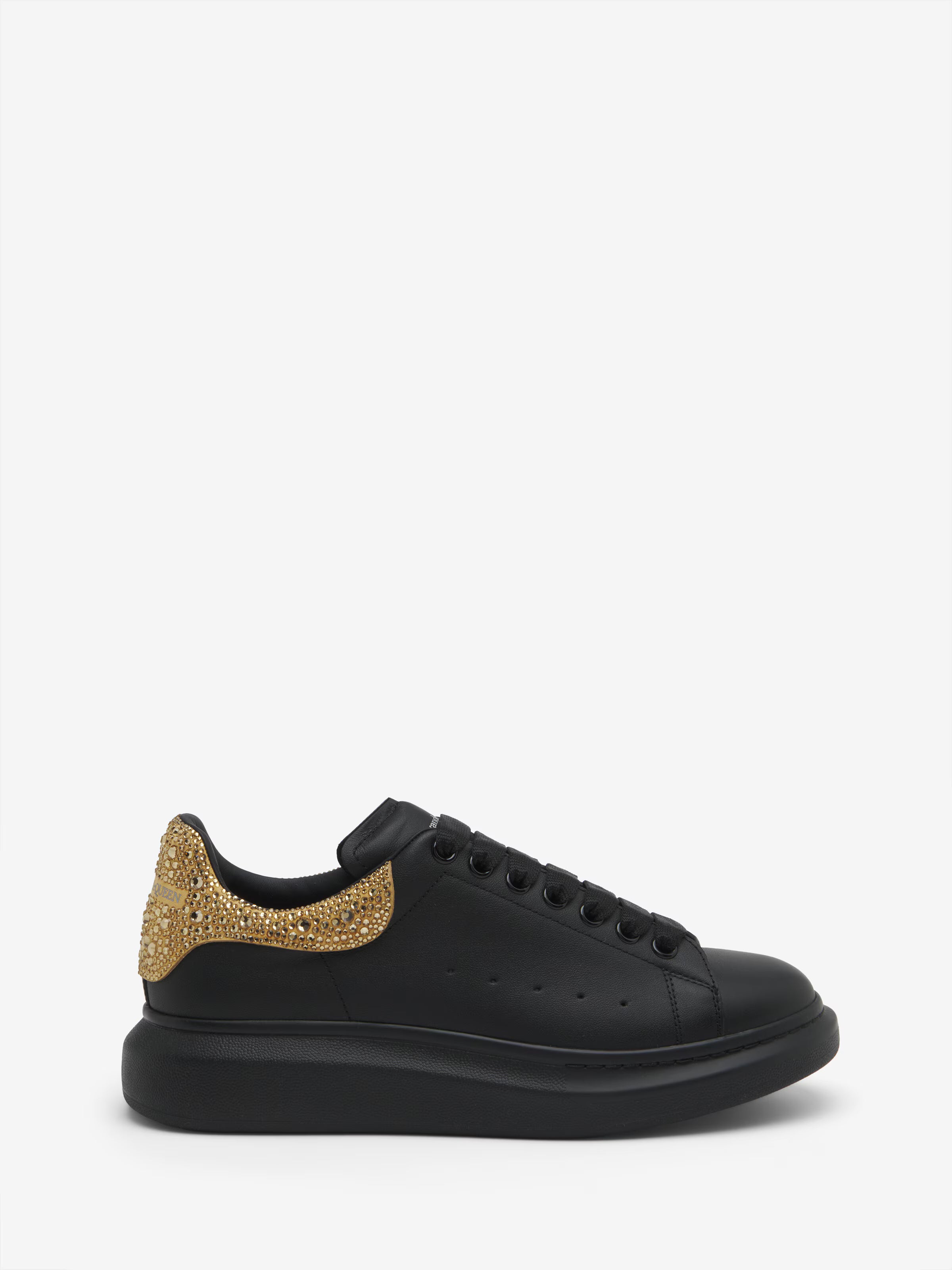 Men's Oversized Sneaker in Black/Gold