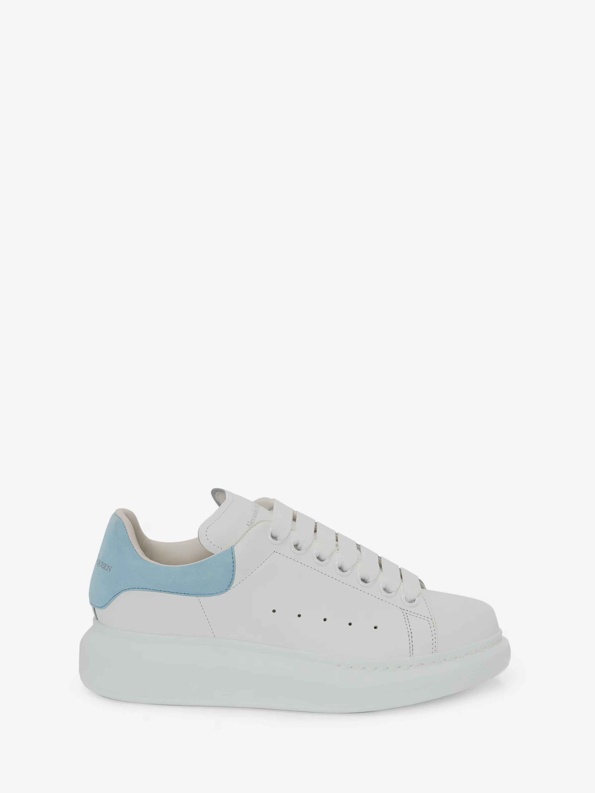Women's Oversized Sneaker in White/Powder Blue