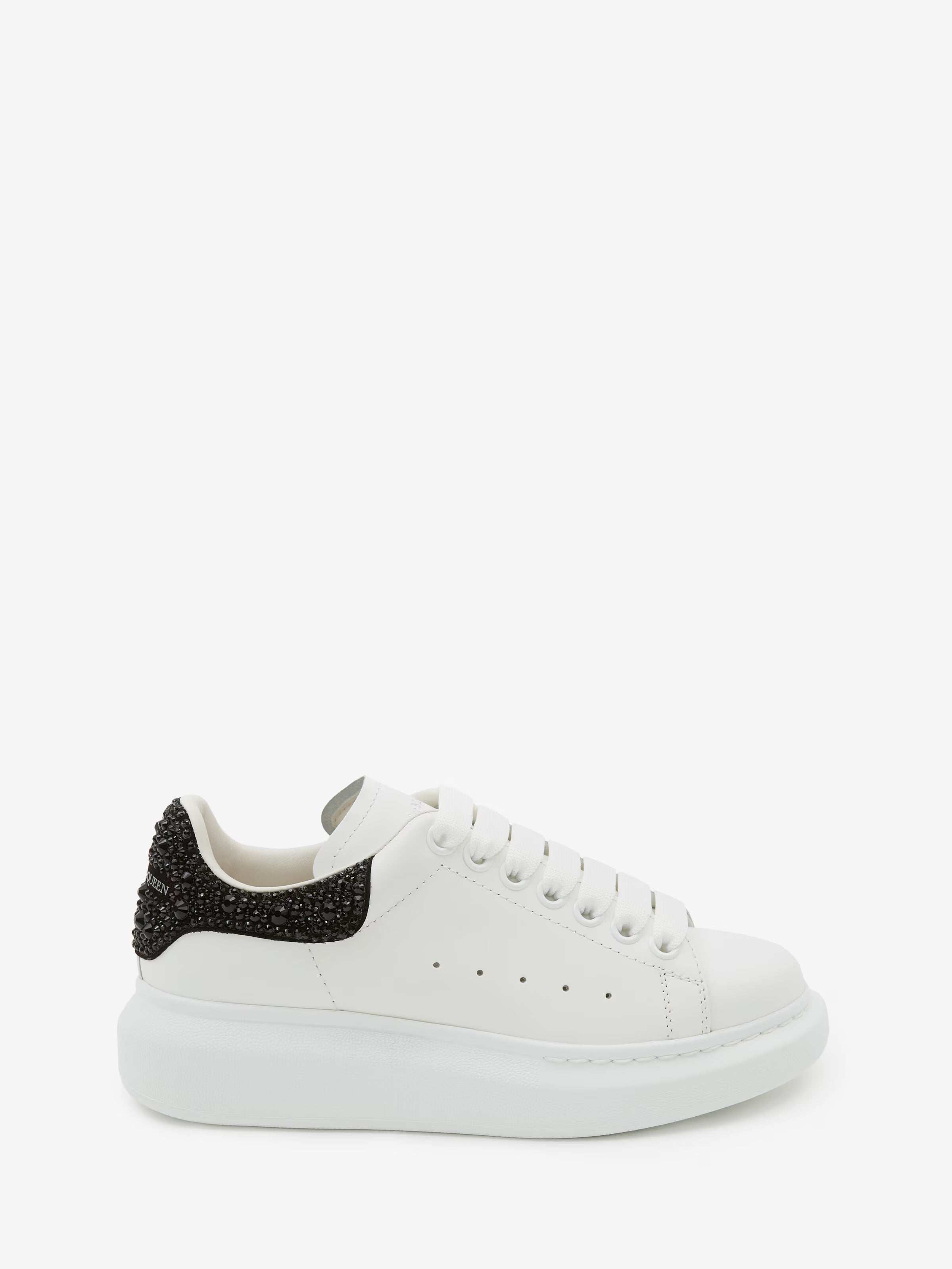 Women's Oversized Sneaker in White/Jet Black