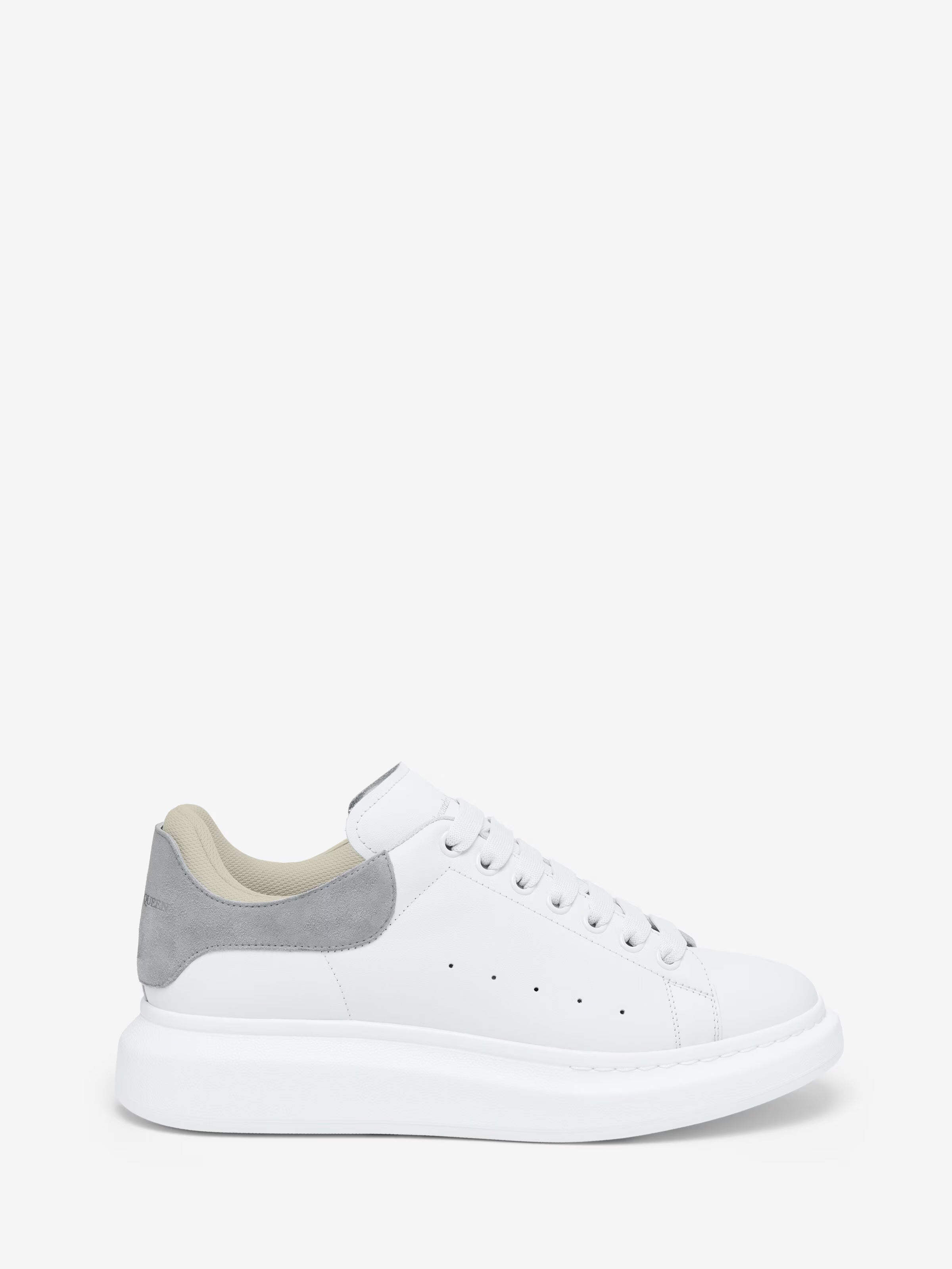 Men's Oversized Sneaker in White/Light Grey