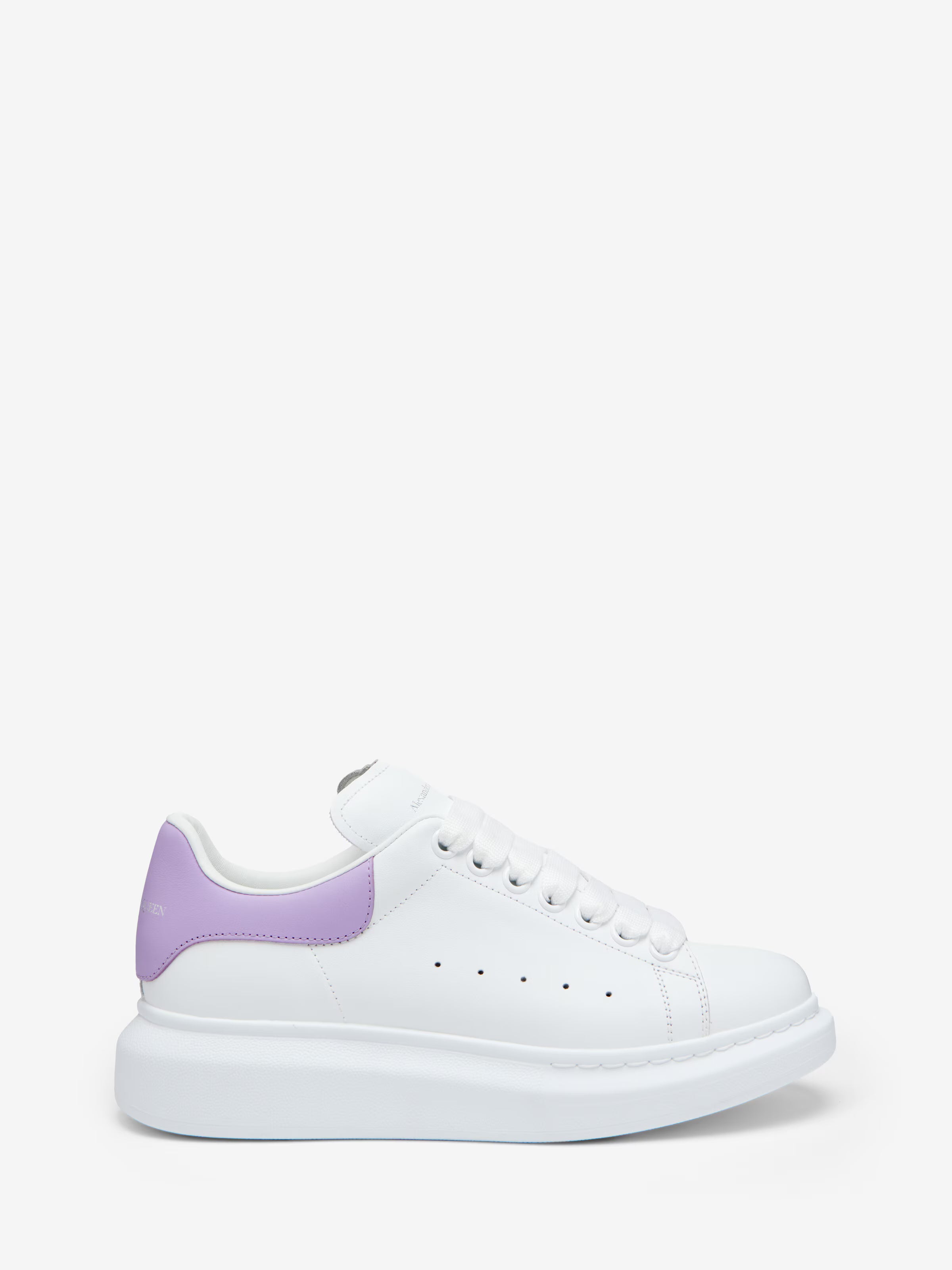 Women's Oversized Sneaker in White/Lilac