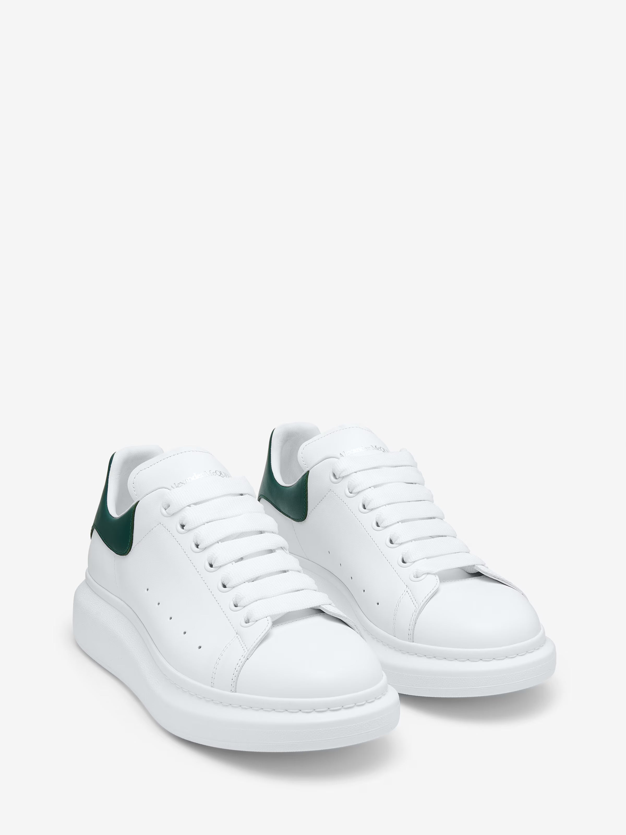 Men's Oversized Sneaker in White/Green