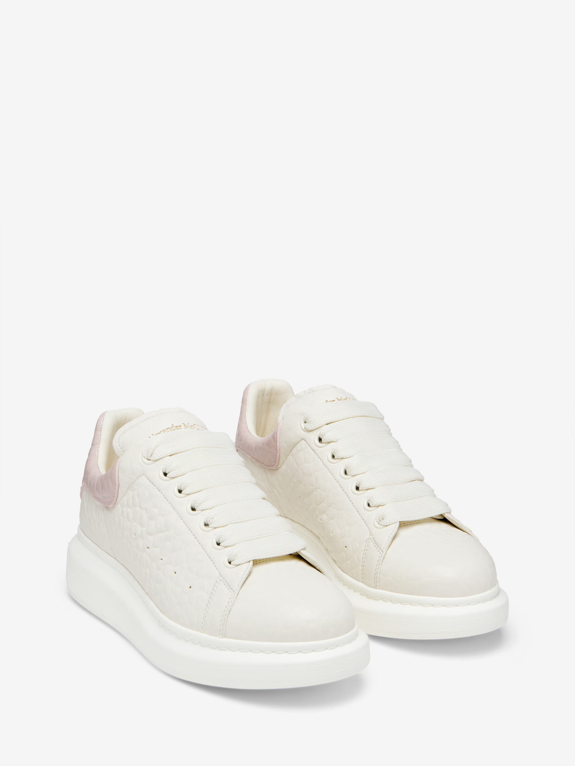 Women's Oversized Sneaker in Off White/Pink