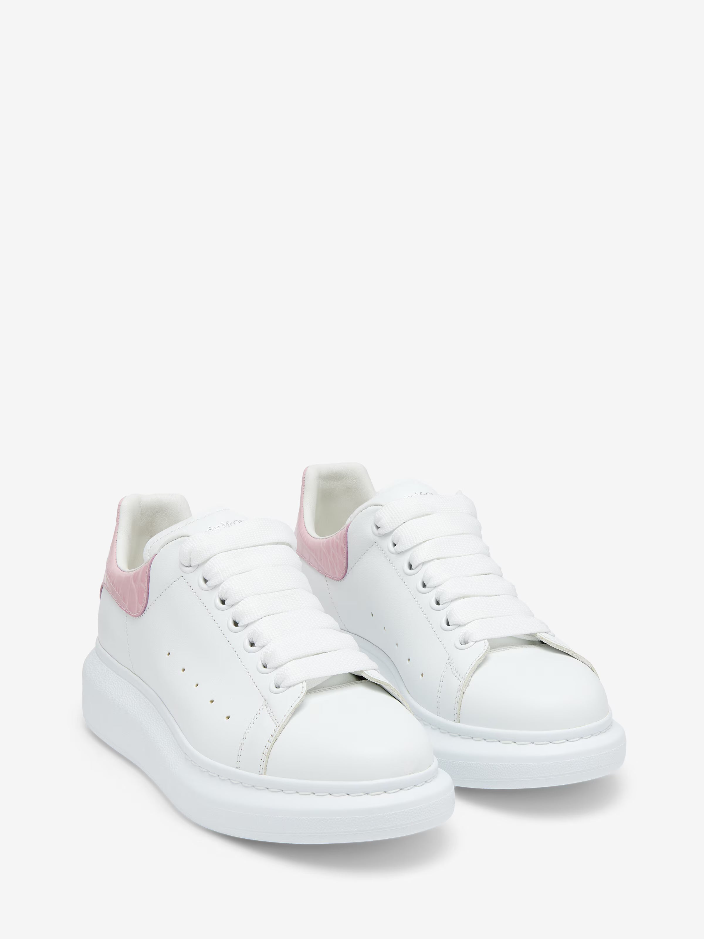 Women's Oversized Sneaker in White/Pink