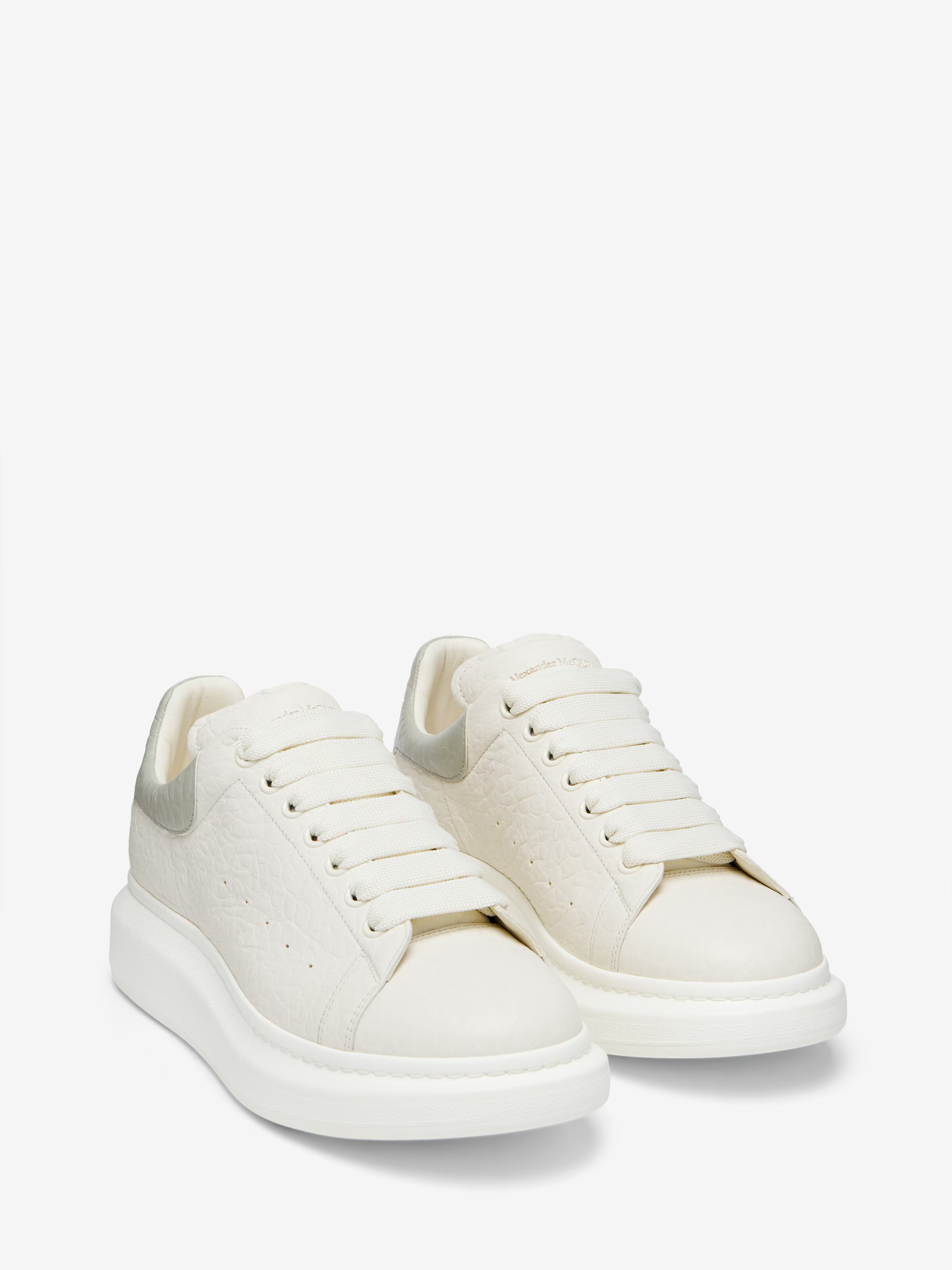 Men's Oversized Sneaker in Off White/Green