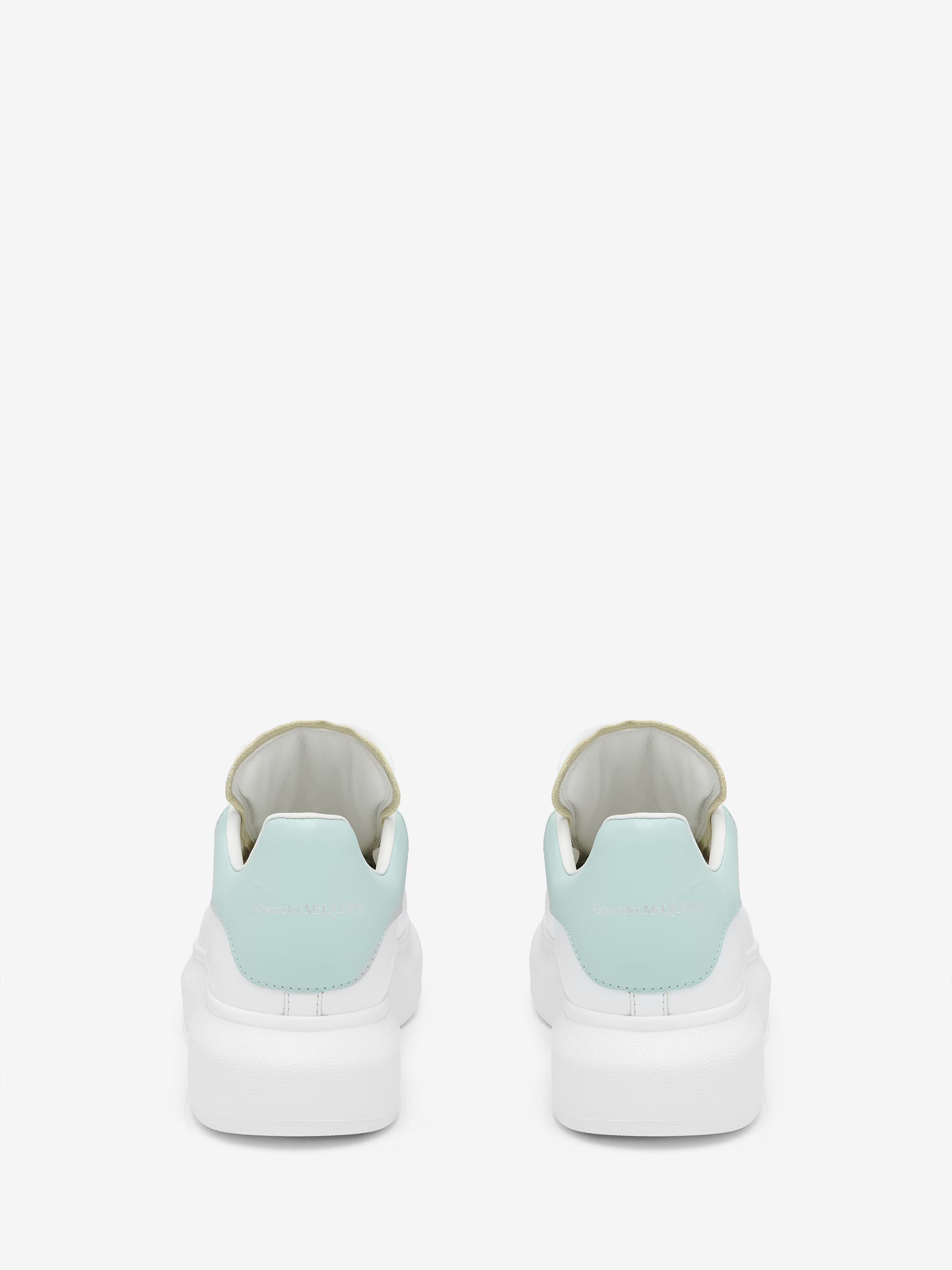 Women's Oversized Sneaker in White/Mint