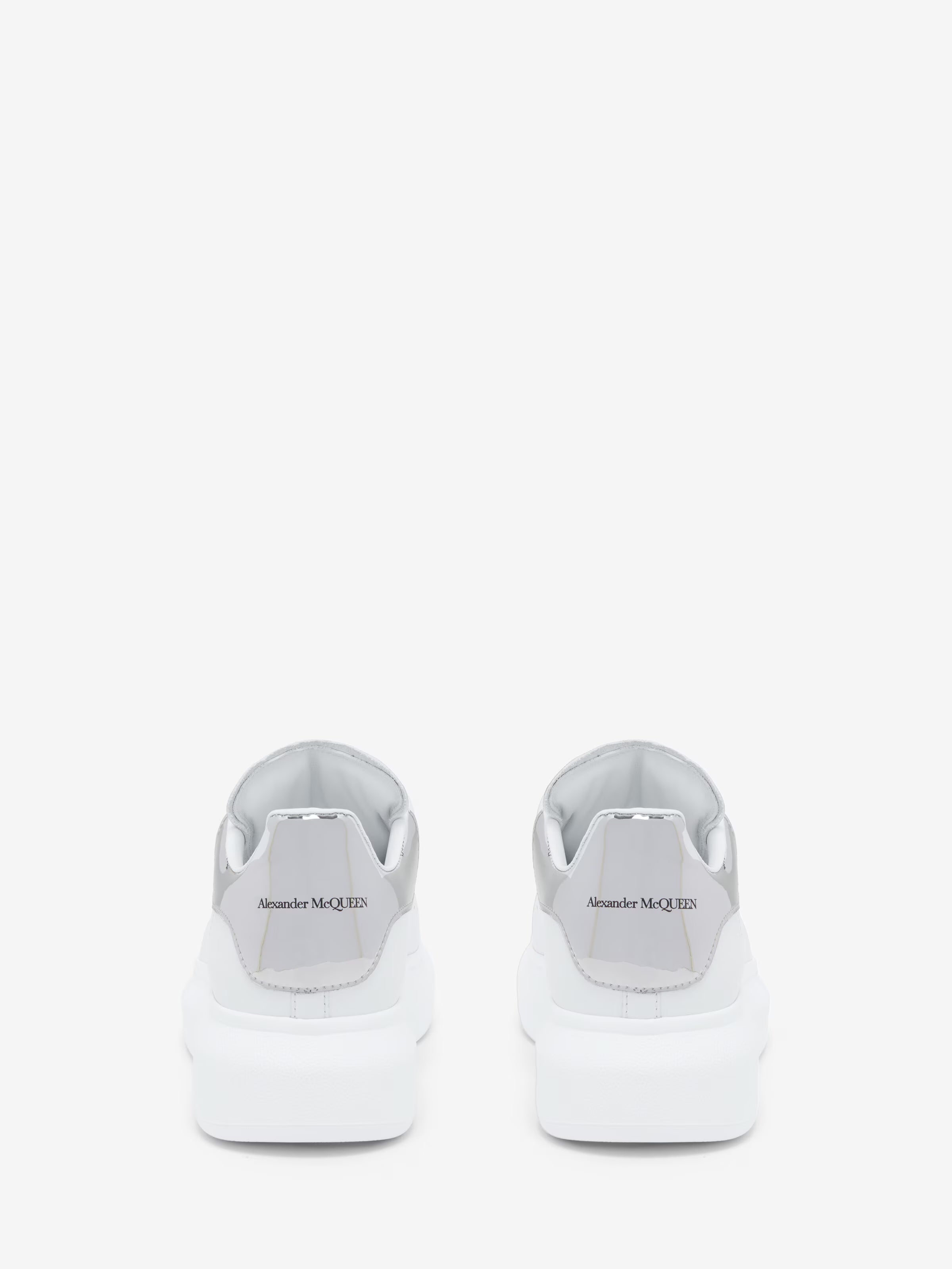 Women's Oversized Sneaker in White/Mirror