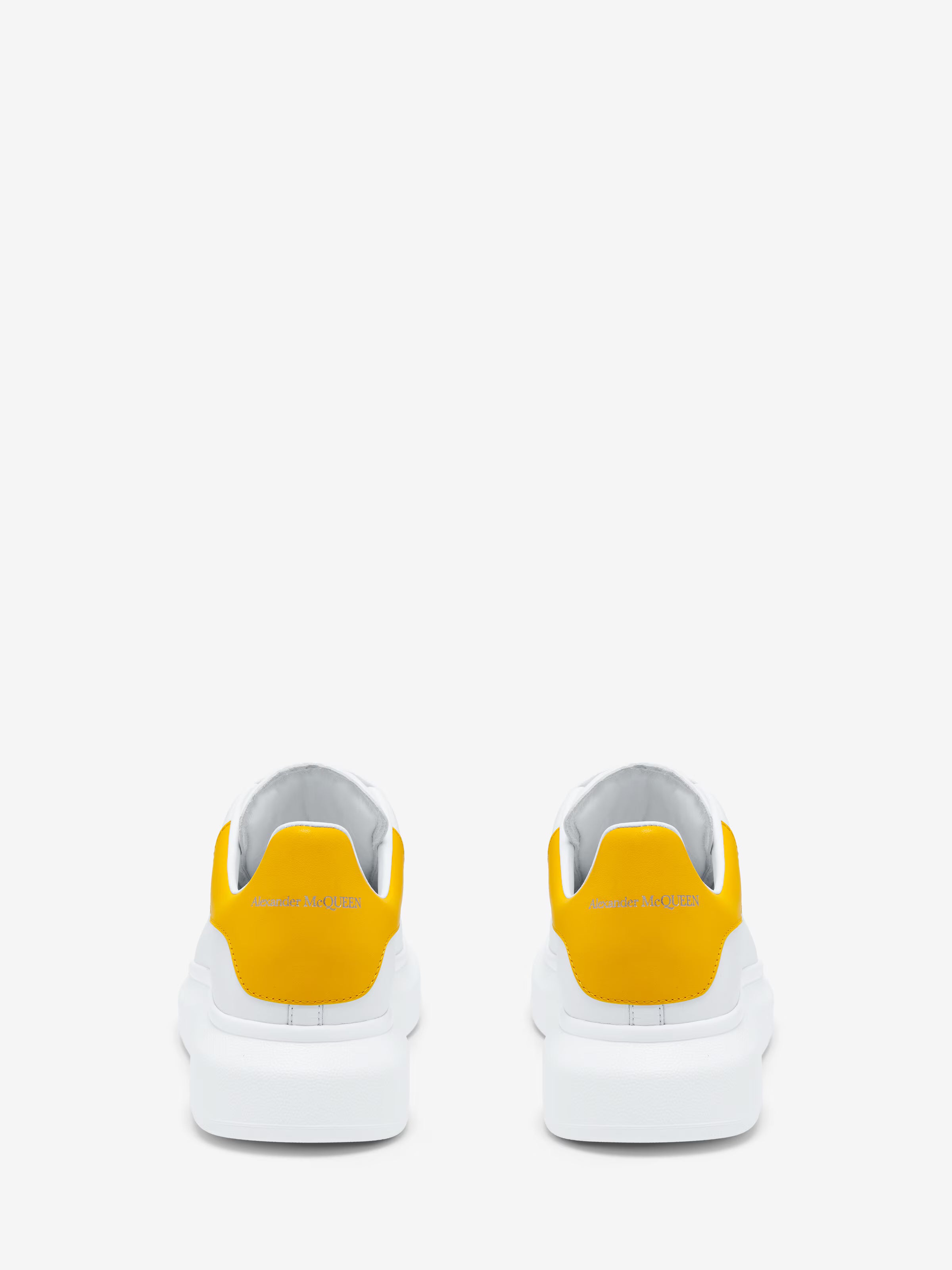 Men's Oversized Sneaker in WHITE/YELLOW