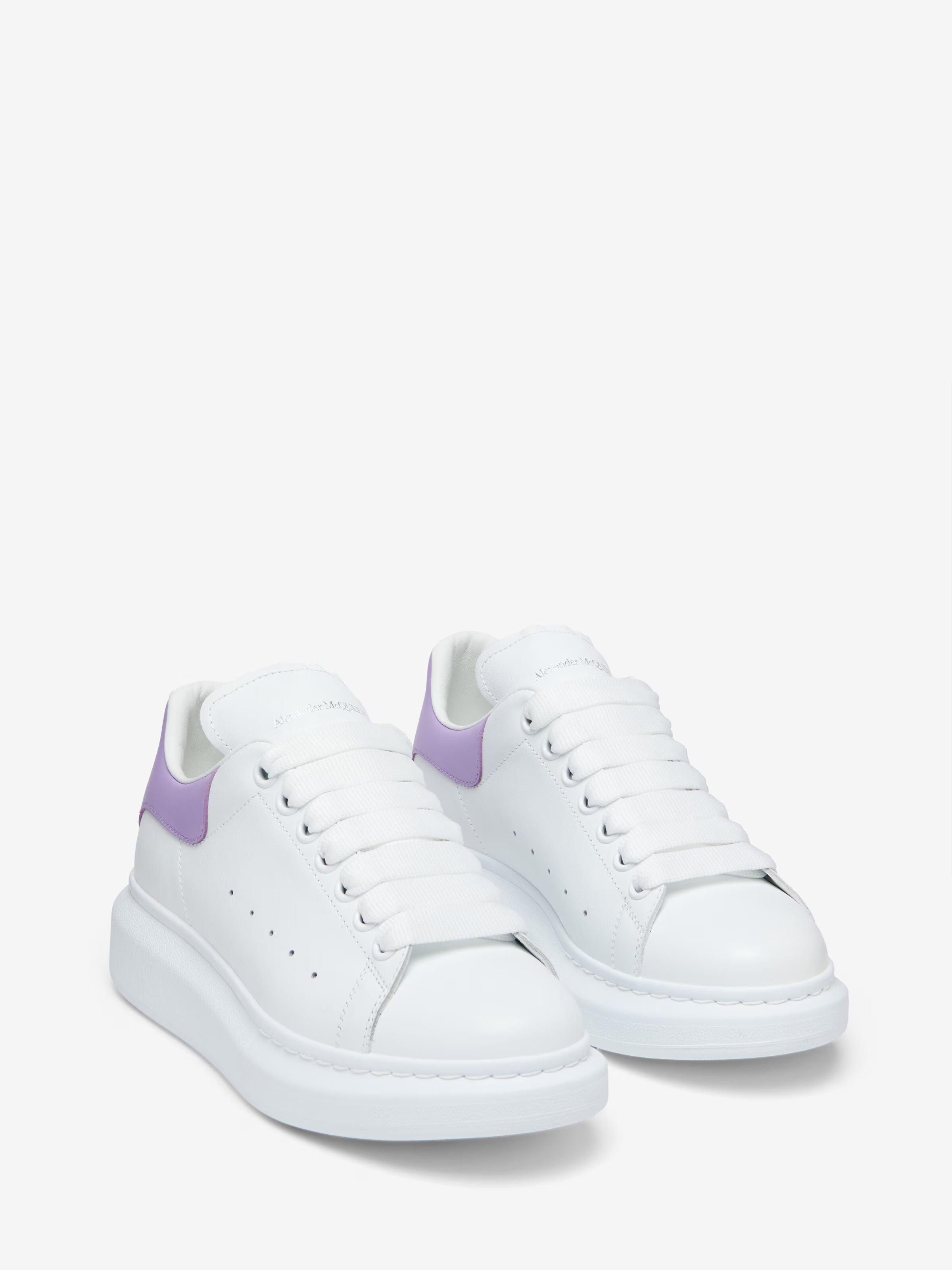 Women's Oversized Sneaker in White/Lilac