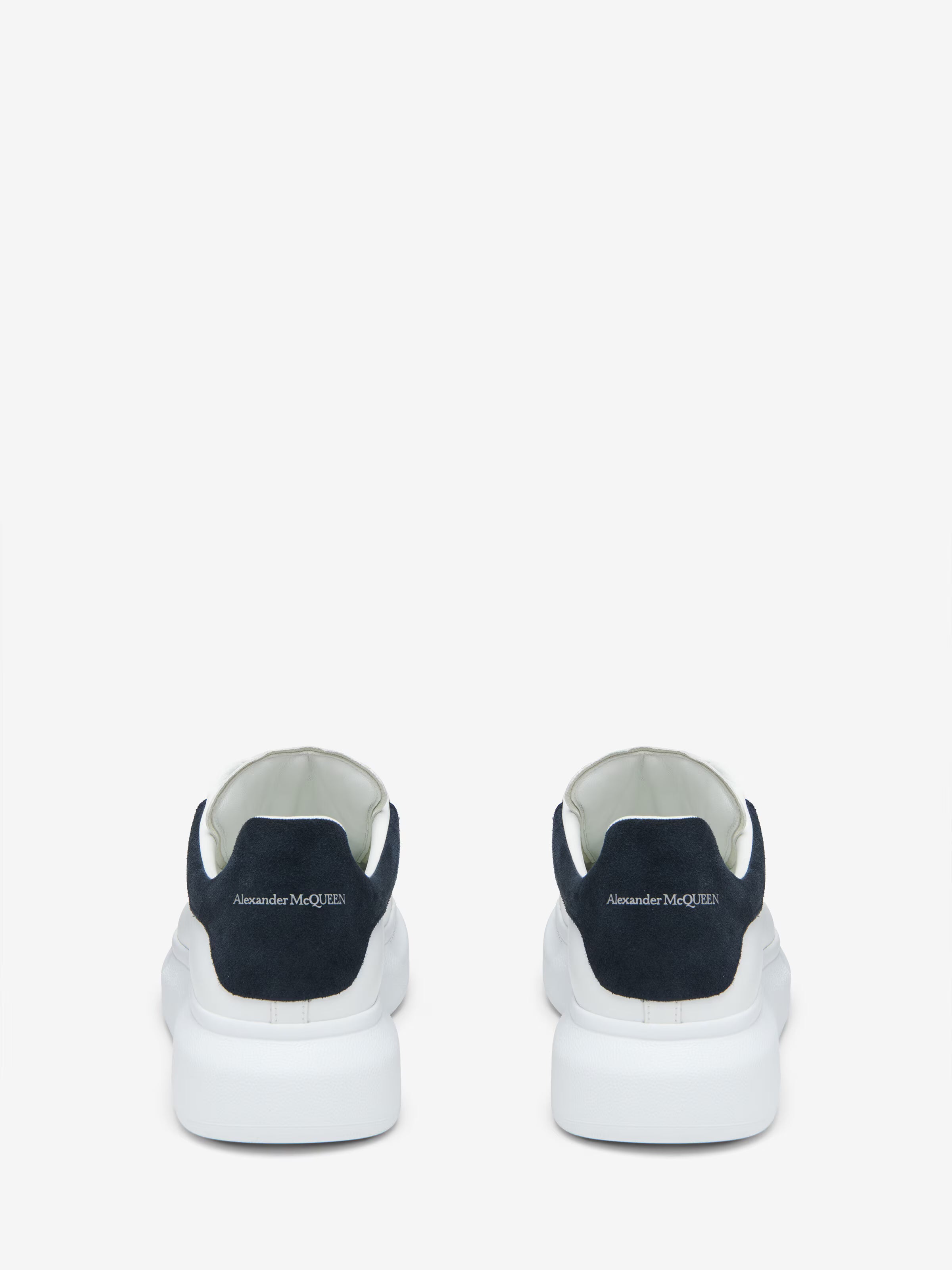Men's Oversized Sneaker in White/Blue Grey