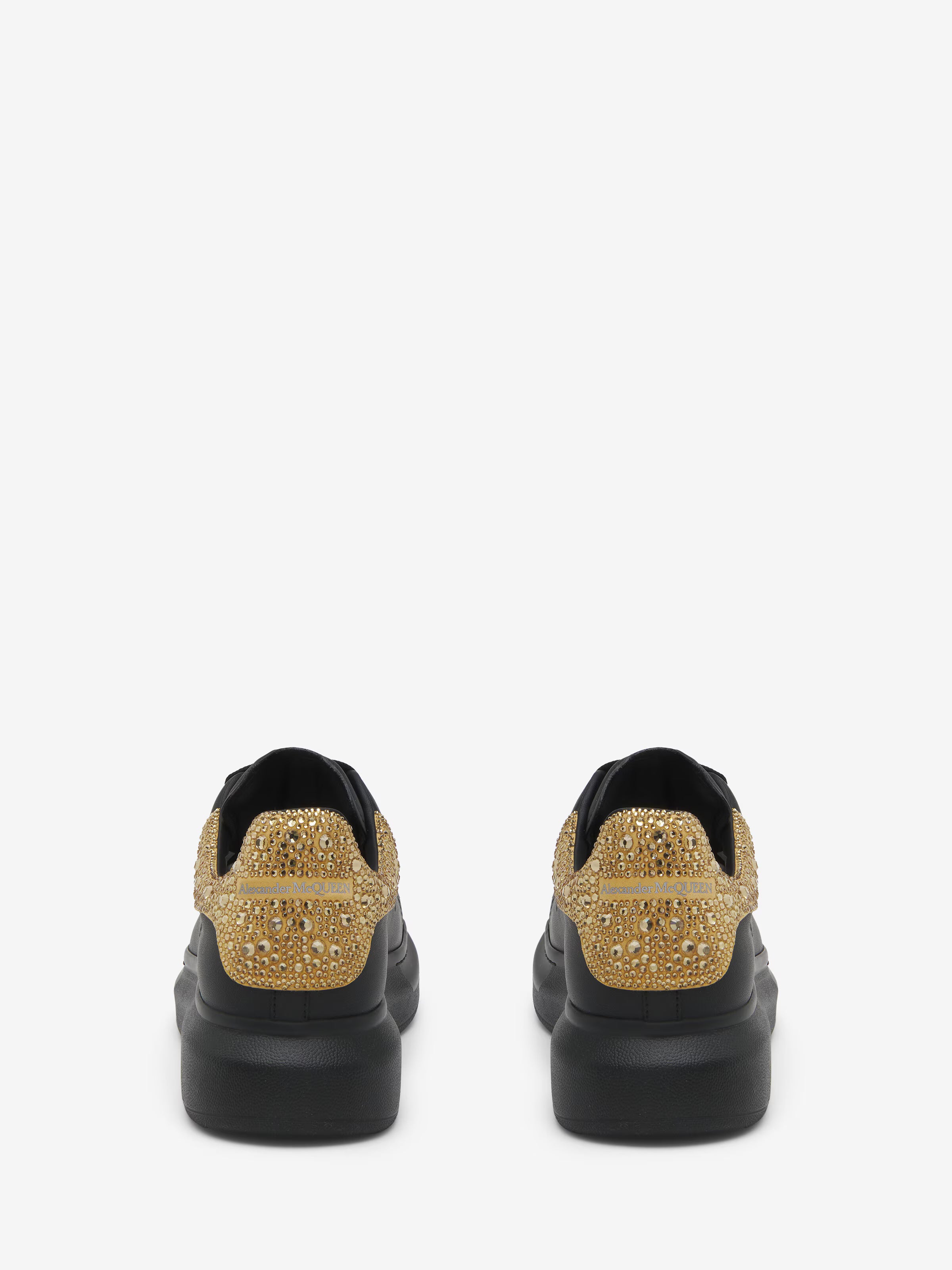 Men's Oversized Sneaker in Black/Gold
