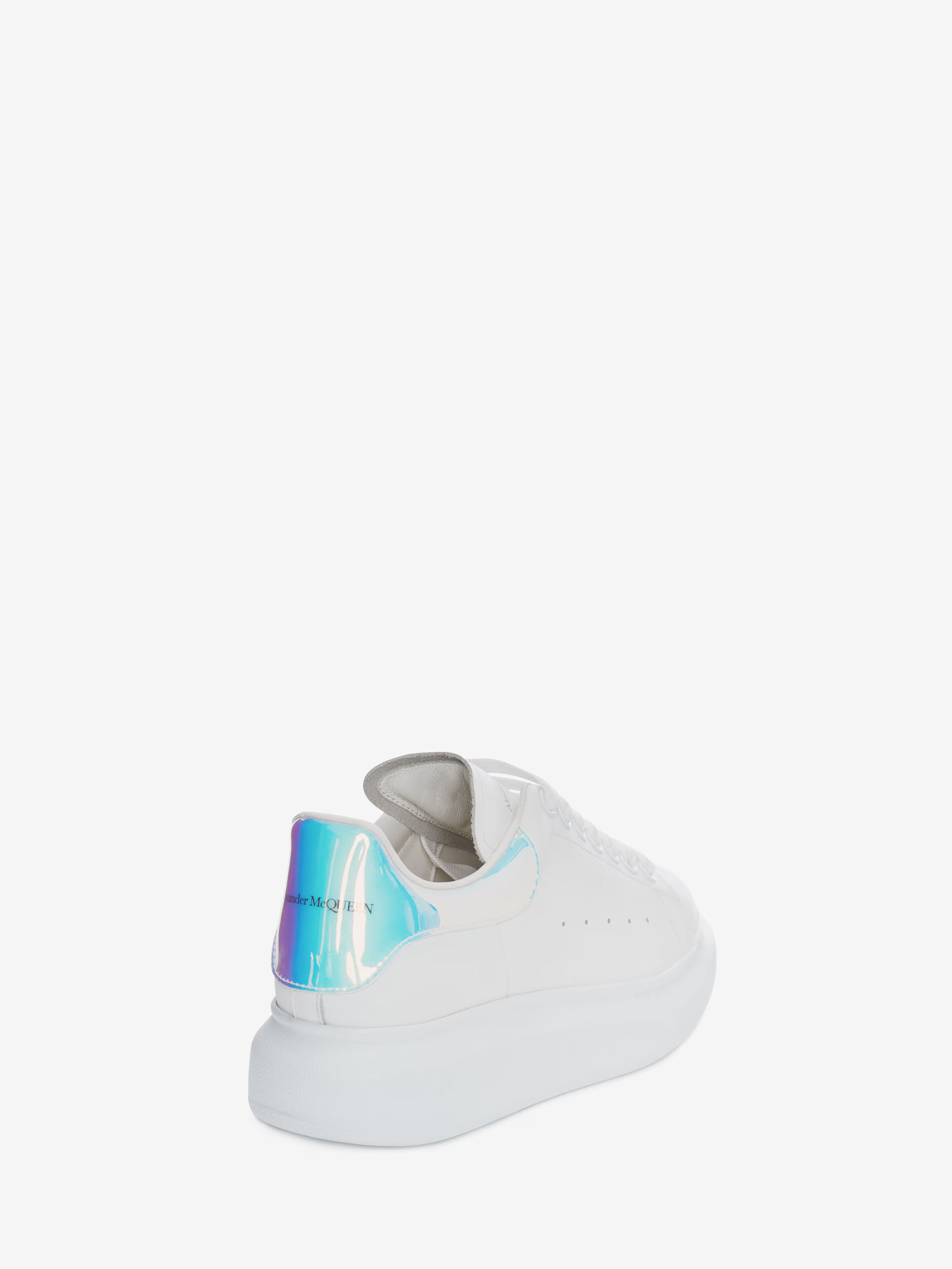 Women's Oversized Sneaker in White/Shock Pink