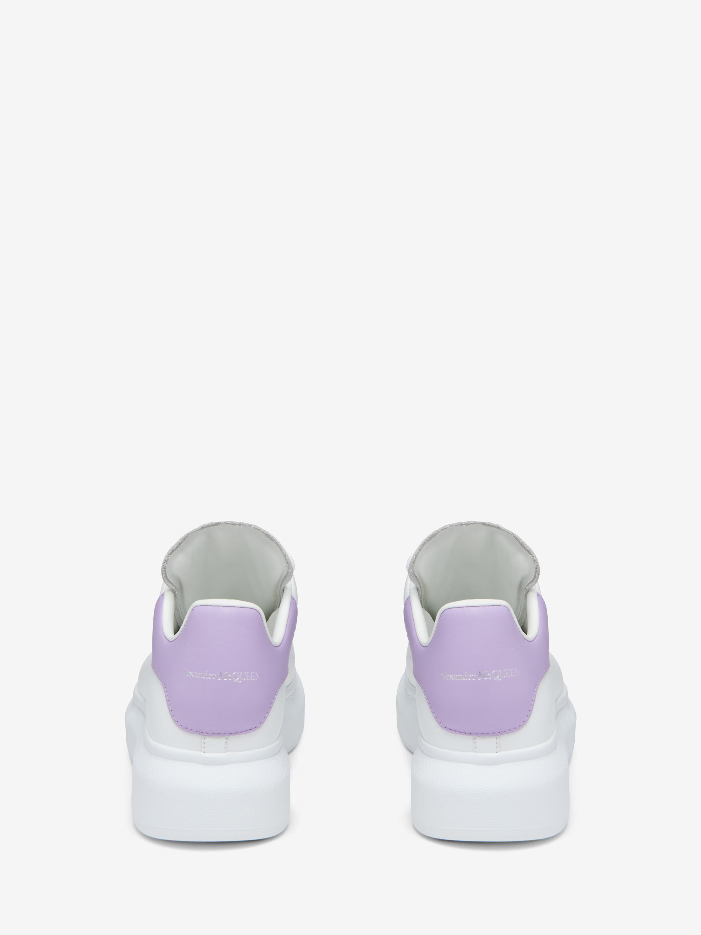 Women's Oversized Sneaker in White/Lilac