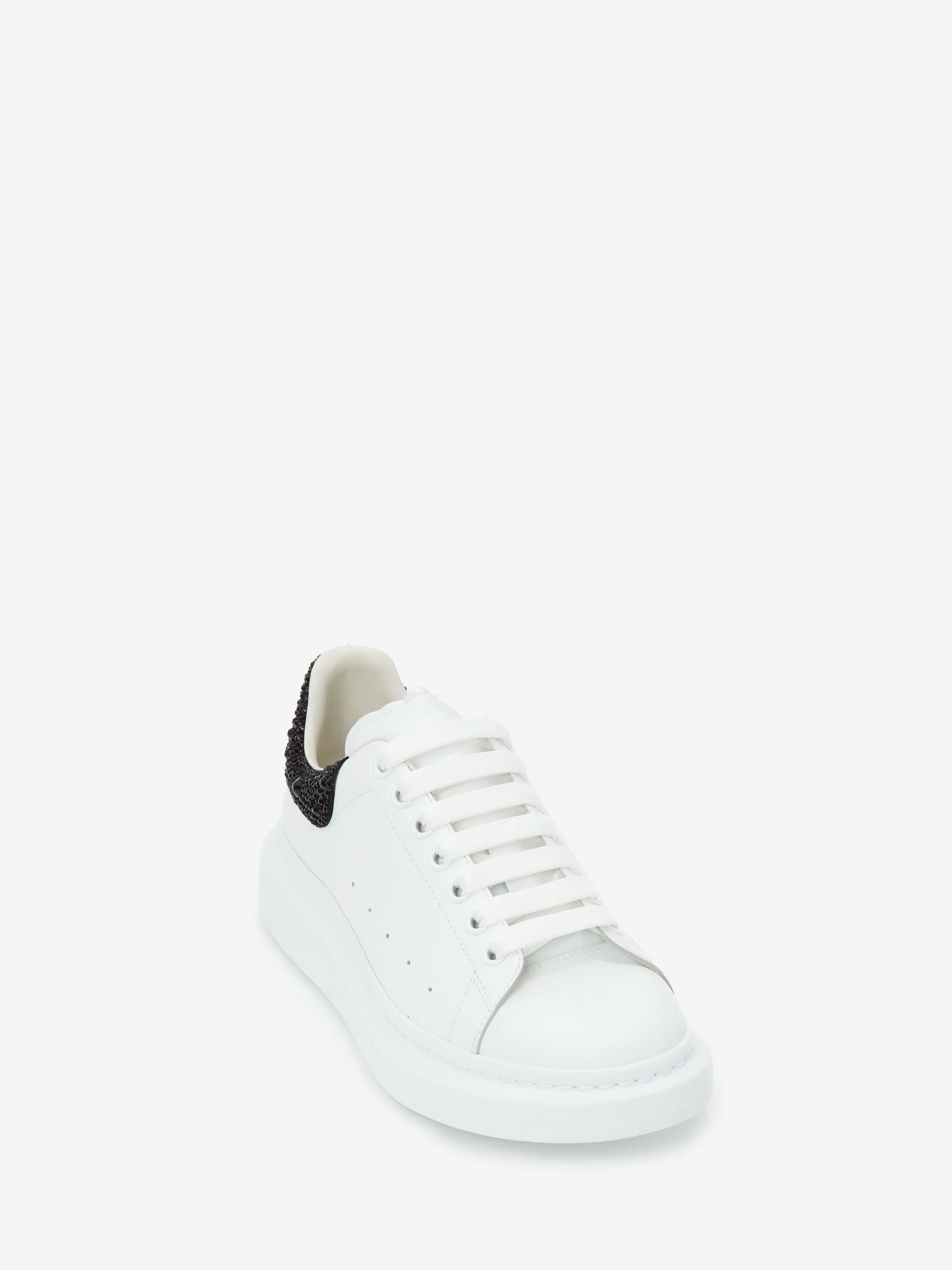 Men's Oversized Sneaker in White/Jet Black