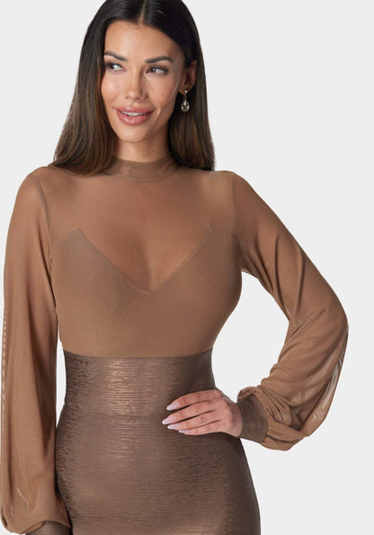 Bandage Sparkle Skirt Dress - RewearHau