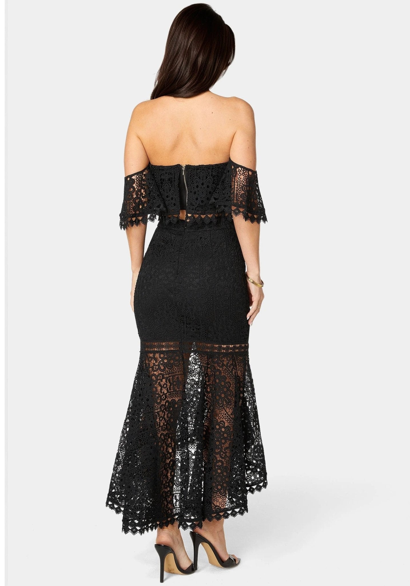 Two Piece Lace Dress - RewearHau