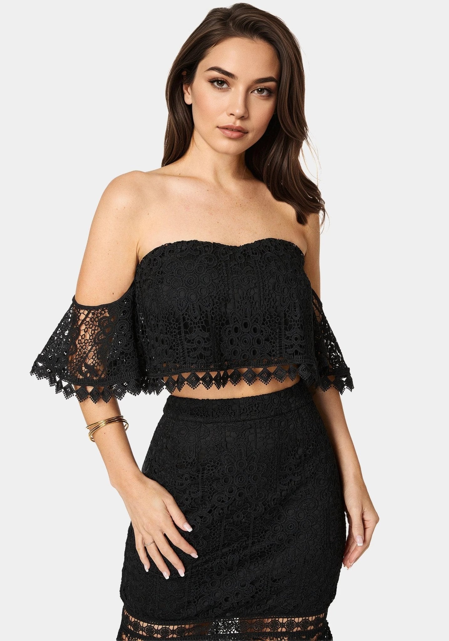 Two Piece Lace Dress - RewearHau
